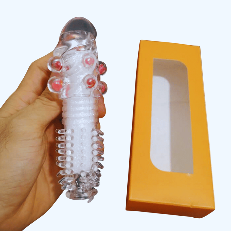 Bao cao su đôn dên gai bi trong suốt tăng kích thước cậu nhỏ cho nam