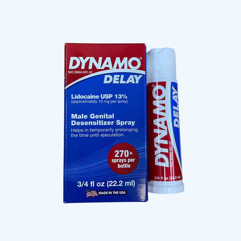 Lọ xịt kéo dài thời gian quan hệ Dynamo Delay 22,2ml hàng chính hãng Mỹ