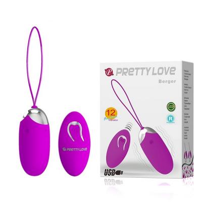 Trứng rung tình yêu Pretty Love Berger điều khiển từ xa 12 chế độ