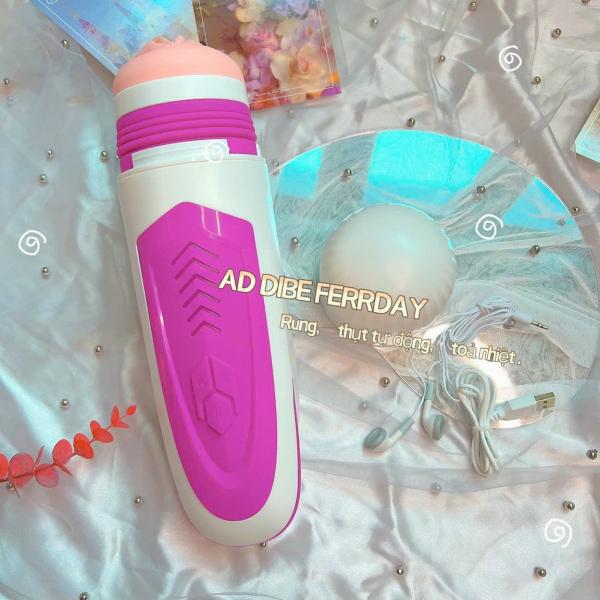 Âm đạo cầm tay tự động rung rên thụt nhiệt Dibe Ferrady