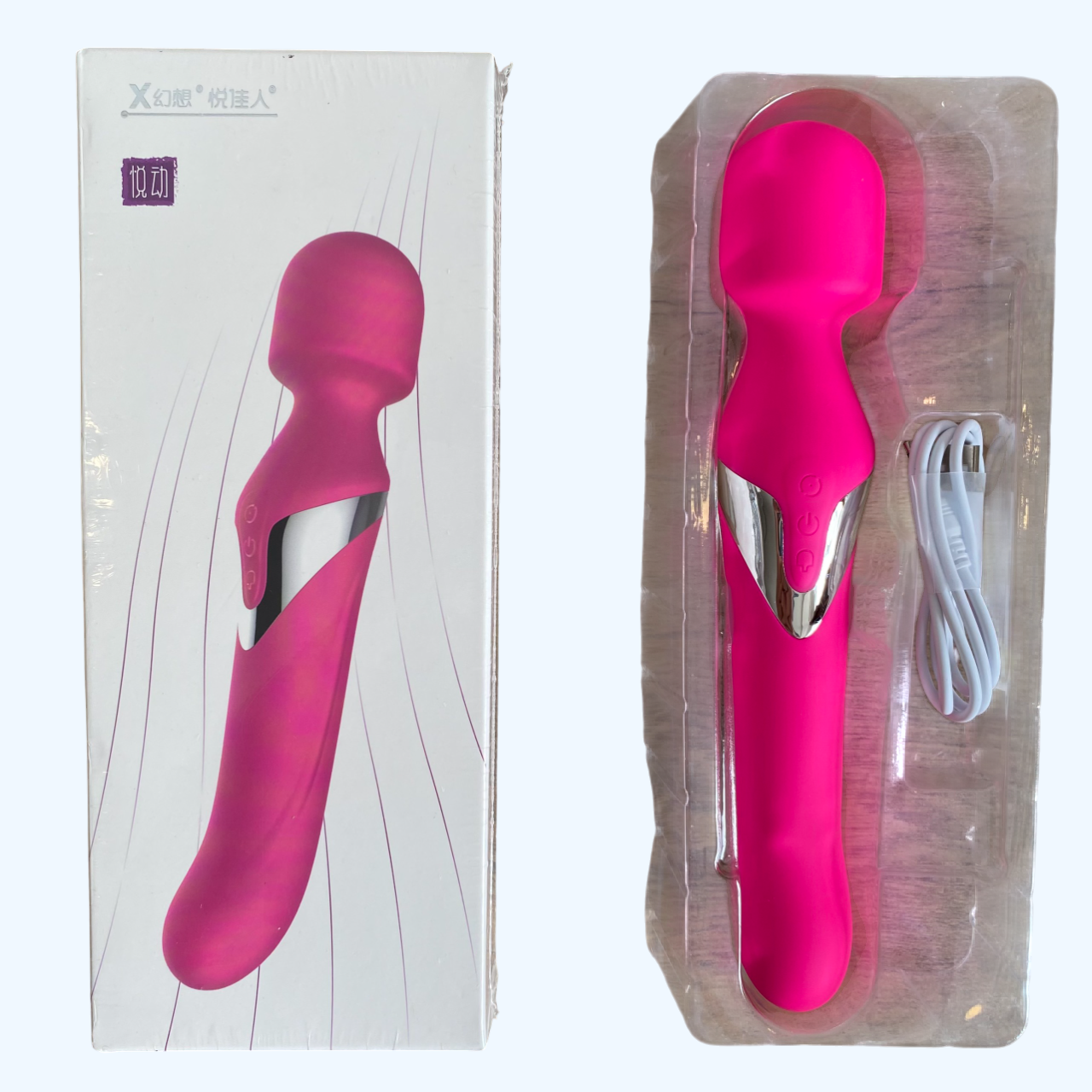 Chày rung ngoáy nhiệt 2 đầu Aphojoy kết hợp xoay massage điểm G