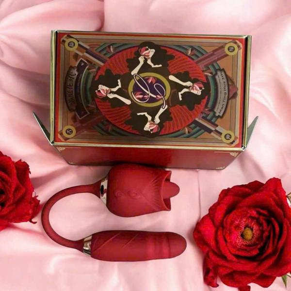 Trứng rung thụt lưỡi liếm hoa hồng đa năng cao cấp 