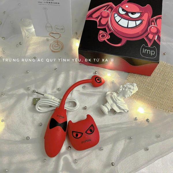 Trứng rung Poptoy rung 10 chế độ cực mạnh có remote 