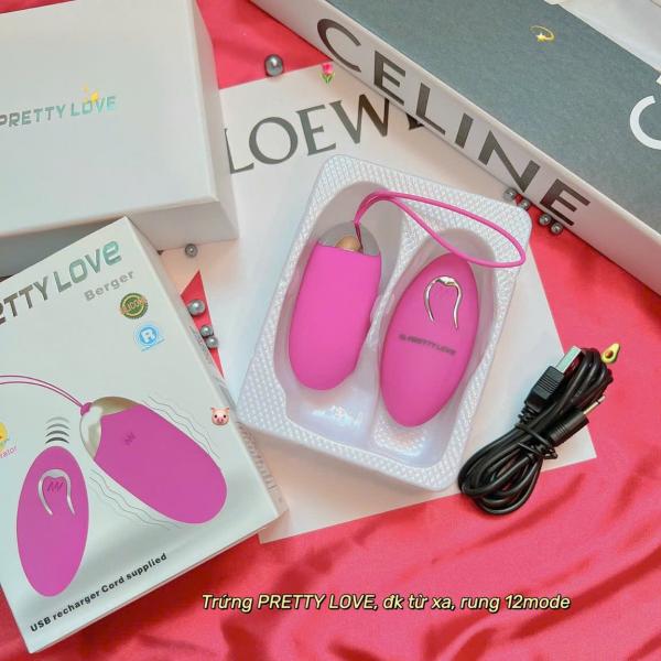 Trứng rung tình yêu không dây Pretty Love Berger cao cấp 