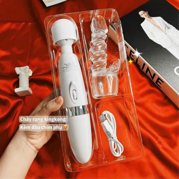 Chày rung Kingkong massage điểm G kèm đầu chim phụ cho nữ tự sướng 