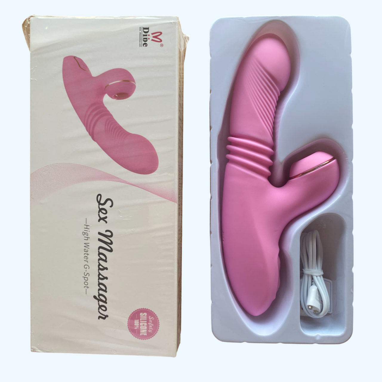 Nơi bán Dương vật giả Dibe rung thụt ngoáy nhiệt kết hợp nhánh bú mút hột le tại Hà Nội 