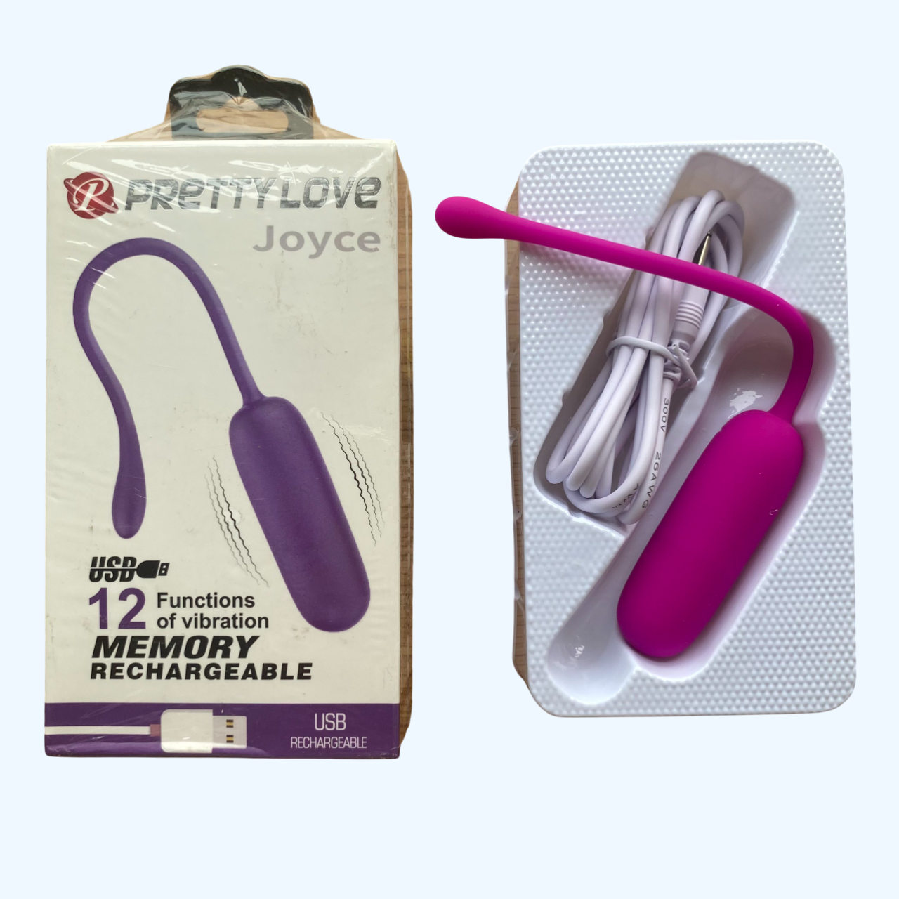 Trứng rung kích thích điểm G đuôi chuột Pretty Love Joyce 12 chế độ 