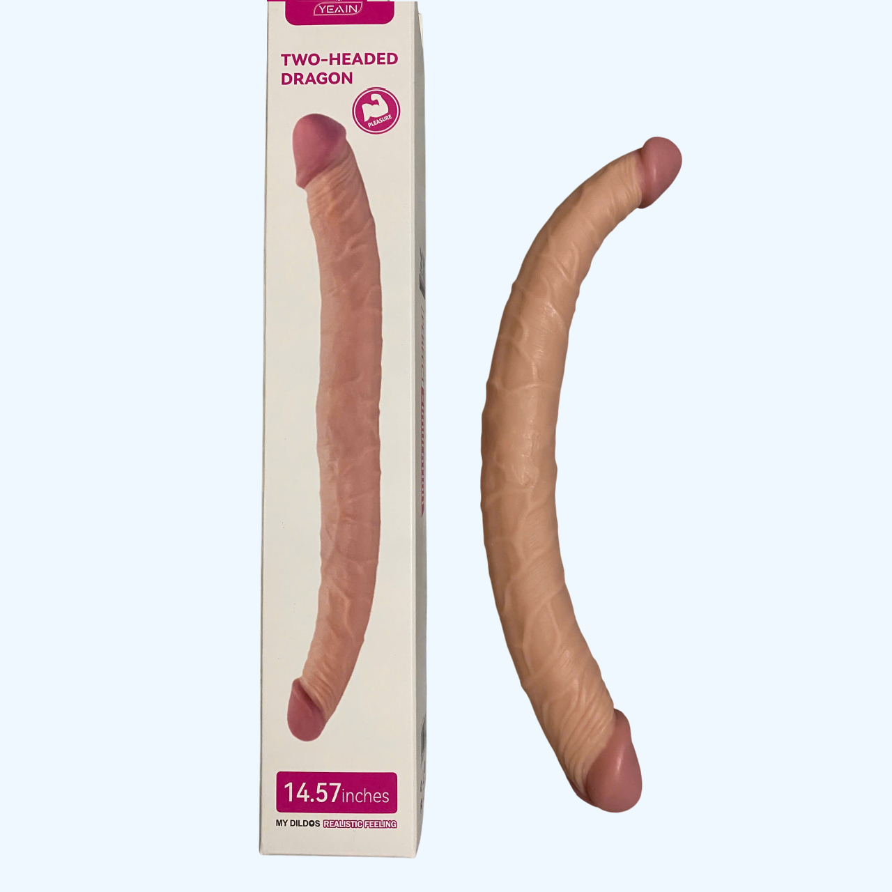 Mua Dương vật giả silicon cầm tay 2 đầu Yeain siêu mềm mịn 