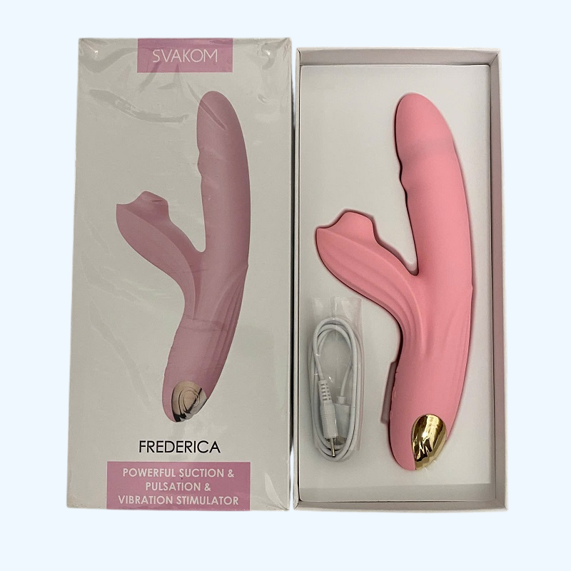 Mua Dương vật giả Svakom cao cấp rung thụt kết hợp bú mút tỏa nhiệt kích thích âm vật 