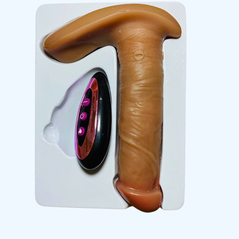 Quần chíp có dương vật giả rung thụt tỏa nhiệt ấm 7 chế độ điều khiển từ xa 