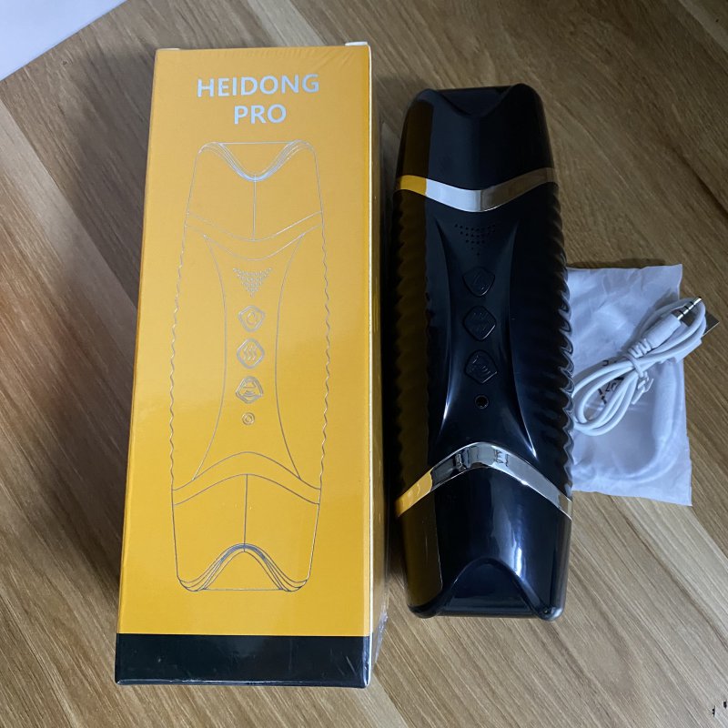 Máy thủ dâm nam Heidong Pro - Âm đạo giả cầm tay 2 đầu rung rên sưởi ấm 10 chế độ cực đỉnh 