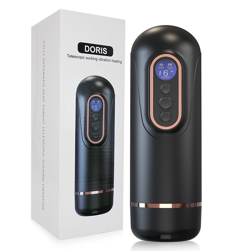 Âm đạo giả tự động DORIS sục mút rung co bóp tỏa nhiệt cho nam tự sướng 