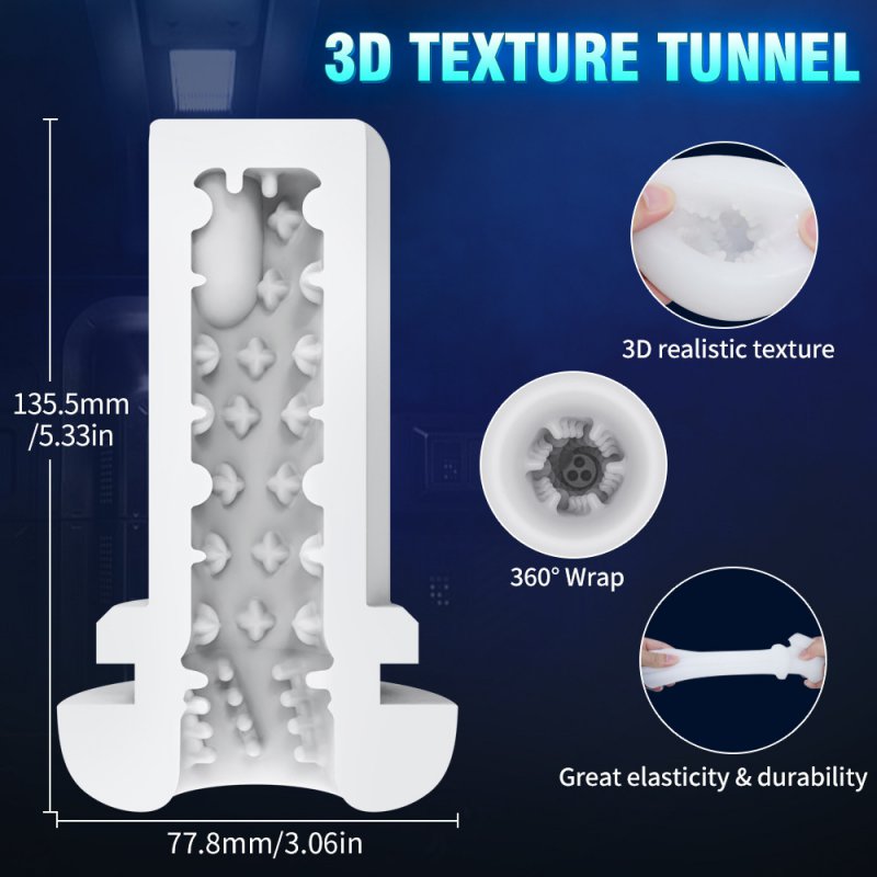 Cốc thủ dâm Doris thụt co bóp rung sưởi ấm phát âm thanh thổn thức